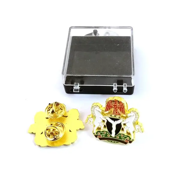 Nigerian Coat of Arm Lapel Pin